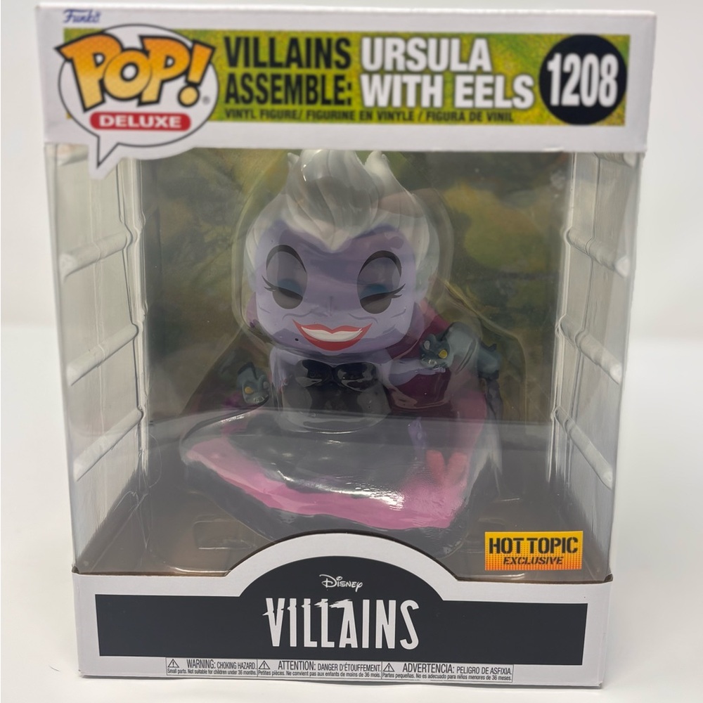 Ursula With Eels Villains Assemble FunkoPop